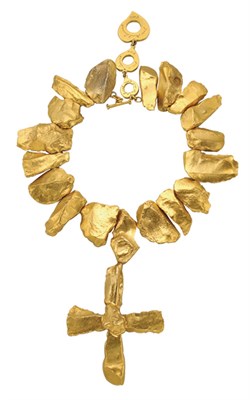 Lot 214 - Yves Saint Laurent Cross Pendant Necklace...