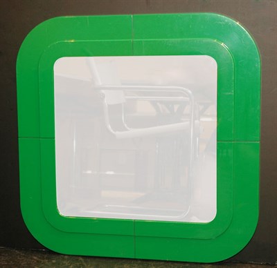 Lot 200 - Green Plastic Mirror Kartel, circa 1970 23 1/2...