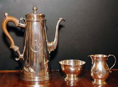 Lot 419 - Ensko Sterling Silver Three-Piece Coffee...