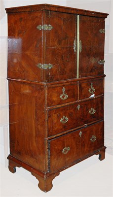 Lot 370 - William and Mary Style Brass Mounted Walnut...