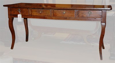 Lot 527 - Provincial Continental Rococo Walnut Library...