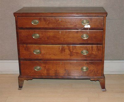 Lot 2162 - Federal Cherry Chest of Drawers Possibly...