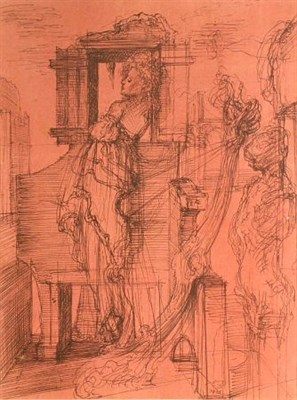 Lot 60 - Eugene Berman American, 1899-1972 MUSIC Signed...