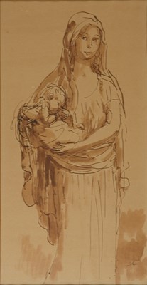 Lot 1090 - Sir Augustus Edwin John British, 1878-1961...