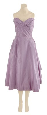 Lot 26 - Fath for Halpert Lilac Cocktail Dress French,...