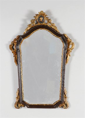 Lot 258 - Italian Rococo Painted and Gilt-Wood Mirror...