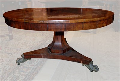 Lot 669 - Regency Rosewood Center Table Early 19th...