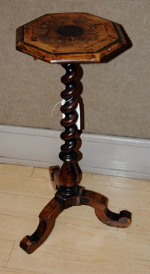 Lot 322 - William and Mary Inlaid Walnut Tripod...