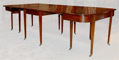 Lot 581 - Georgian Style Mahogany Three-Part Dining...