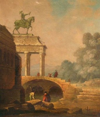 Lot 20 - Manner of Hubert Robert LES JARDINS, VILLA...