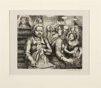 Lot 3118 - Kenneth Hayes Miller SALESWOMAN Etching, 1930,...