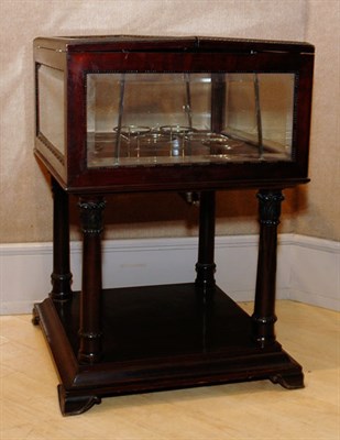 Lot 366 - Art Deco Mahogany and Glass Server Height 29...