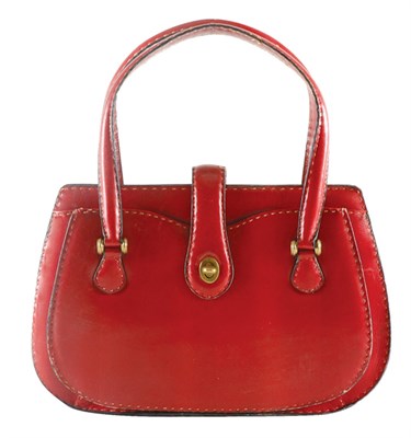 Lot 288 - Gucci Side Stiched Leather Handbag Italian,...