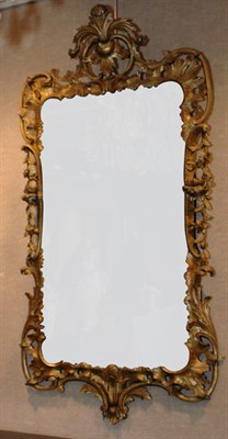 Lot 602 - Rococo Style Gilt Mirror Height 61 inches,...
