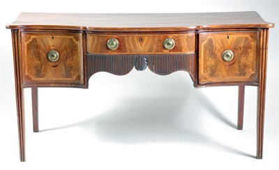 Lot 450 - George III Mahogany Sideboard 18th Century The...