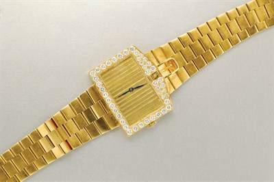 Lot 1161 - Gentleman's Gold and Diamond Wristwatch