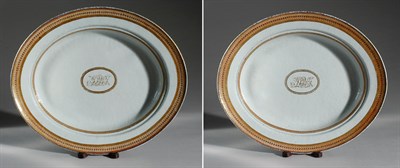Lot 297 - Pair of Chinese Export Porcelain Deep Dishes...