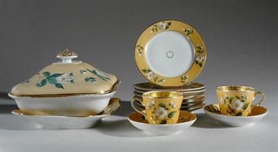 Lot 406 - Paris Porcelain Dessert Service Early 19th...