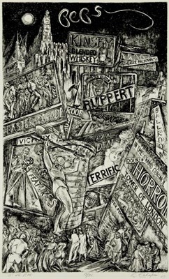 Lot 4164 - Leonard Calapai 11:45 P.M. Etching, engraving...