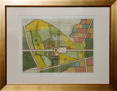 Lot 129 - After Colin Campbell PLAN OF THE GARDEN AND...