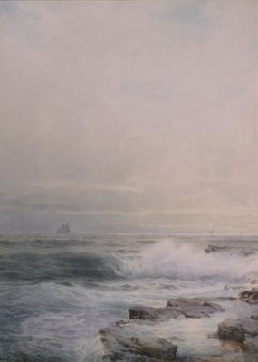 Lot 1195 - William Trost Richards 1833-1905 SAILBOATS AND...