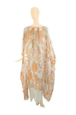 Lot 121 - Zandra Rhodes Caftan Dress English, late 1970s...