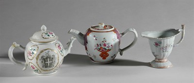 Lot 476 - Group of Three Chinese Export Famille Rose...