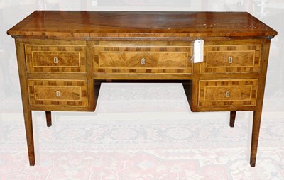 Lot 594 - Italian Neoclassical Inlaid Walnut Writing...