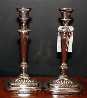 Lot 446 - Pair of Georgian Style Silver Plated...