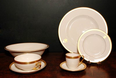 Lot 409 - Pickard Gilt Decorated Porcelain Partial...