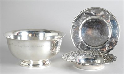 Lot 428 - Group of Six Silver Bowls And Plates Various...