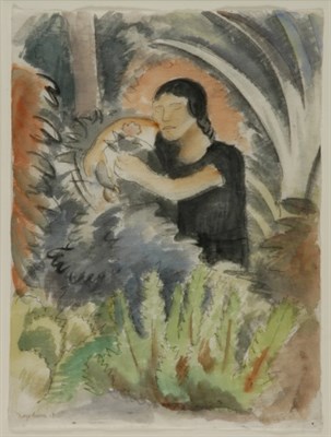 Lot 1009 - Diego Rivera Mexican, 1886-1957 WOMAN WITH...