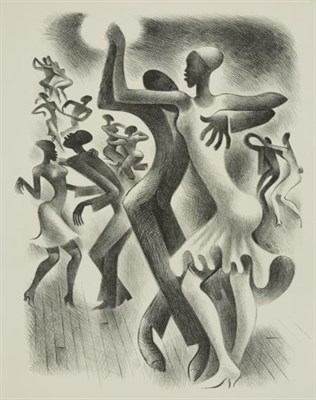 Lot 4187 - Miguel Covarrubias THE LINDY HOP Lithograph,...