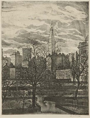 Lot 4195 - Leon Dolice UNION SQUARE, NYC; EMPIRE STATE...
