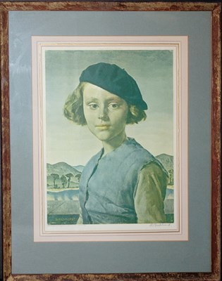 Lot 1098 - After Gerald Brockhurst FABIAN Color...