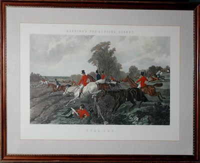 Lot 1070 - After J. F. Herring FULL CRY Hand-colored...