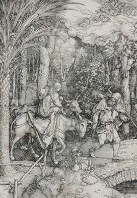 Lot 4198 - Albrecht Durer THE FLIGHT INTO EGYPT (B. 89, M....