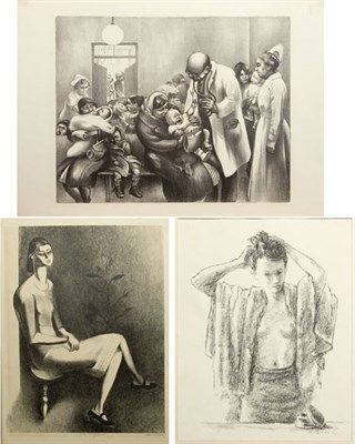 Lot 98 - Mabel Dwight CHILDREN'S CLINIC Lithograph,...