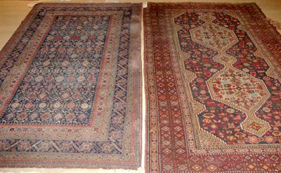 Lot 2353 - Two Turkish Rugs One woven in a shiraz design,...