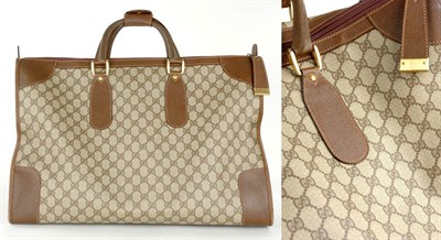 Lot 292 - Gucci Monogram Canvas Holdall Italian, 1990s...