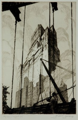 Lot 4230 - Gerald Geerlings OLYMPUS (C. 7) Drypoint, 1929,...