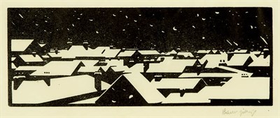 Lot 4231 - Robert Gibbings DUBLIN UNDER SNOW (EMPSON 6A)...