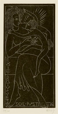 Lot 4236 - Eric Gill ADESTE FIDELES; MADONNA AND CHILD...