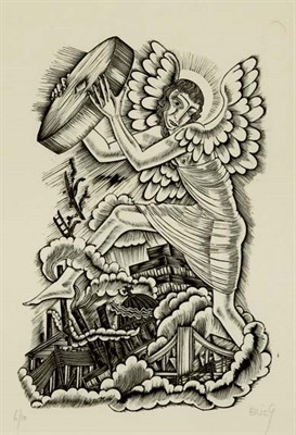 Lot 4234 - Eric Gill THE SLAUGHTER OF THE INNOCENTS; PALM...