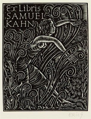 Lot 307 - Eric Gill SEMICIRCULAR DEVICE; CIRCULAR DEVICE;...