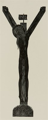 Lot 305 - Eric Gill THE TRINITY WITH CHALICE; SPOIL BANK...