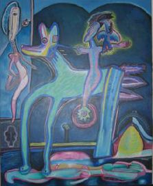 Lot 1015 - Mario Murua Chilean, b.1952 AMANTES Signed...