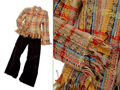 Lot 159 - Spaghetti Ribbon Jacket and Velvet Pant...
