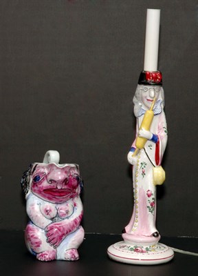 Lot 171 - Two Continental Pottery Decorations Comprising...