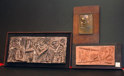 Lot 186 - Three Decorative Wall Plaques Comprising two...